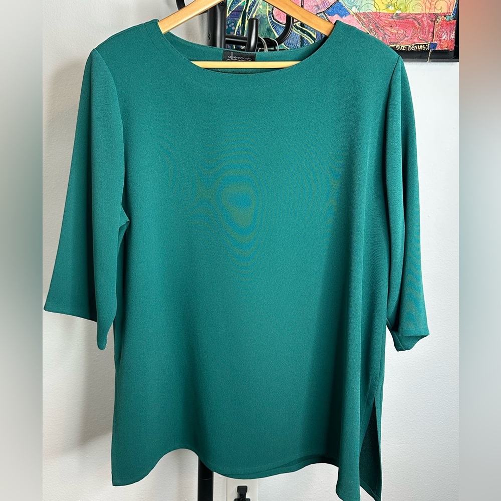 Allie Coosh teal green tunic. Excellent condition.